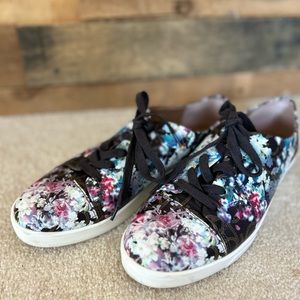 Calvin Kline floral sneakers. Women size 9.5